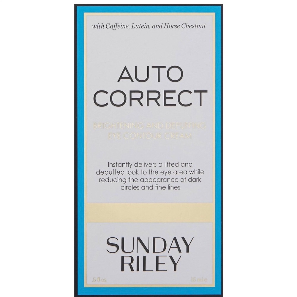 Sunday Riley auto correct eye cream